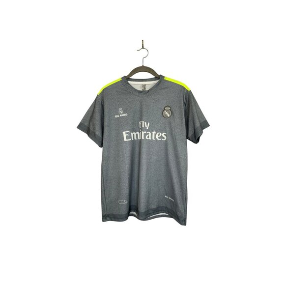 Real Madrid Jersey Gray No Player Or Number Size Junior - Picture 1 of 6
